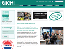 Tablet Screenshot of gkm-ag.ch